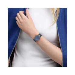 Montre SWATCH essentials homme bracelet acier inoxydable bleu