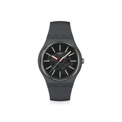 Montre SWATCH essentials homme bracelet matériau biosourcé gris