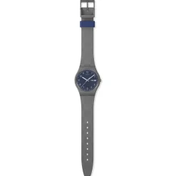Montre SWATCH essentials mixte bracelet plastique gris