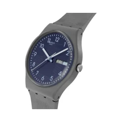 Montre SWATCH essentials mixte bracelet plastique gris