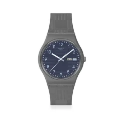 Montre SWATCH essentials mixte bracelet plastique gris