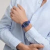 Montre SWATCH essentials mixte cadran bleu bracelet silicone bleu