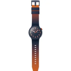 Montre SWATCH essentials mixte cadran bleu bracelet silicone bleu