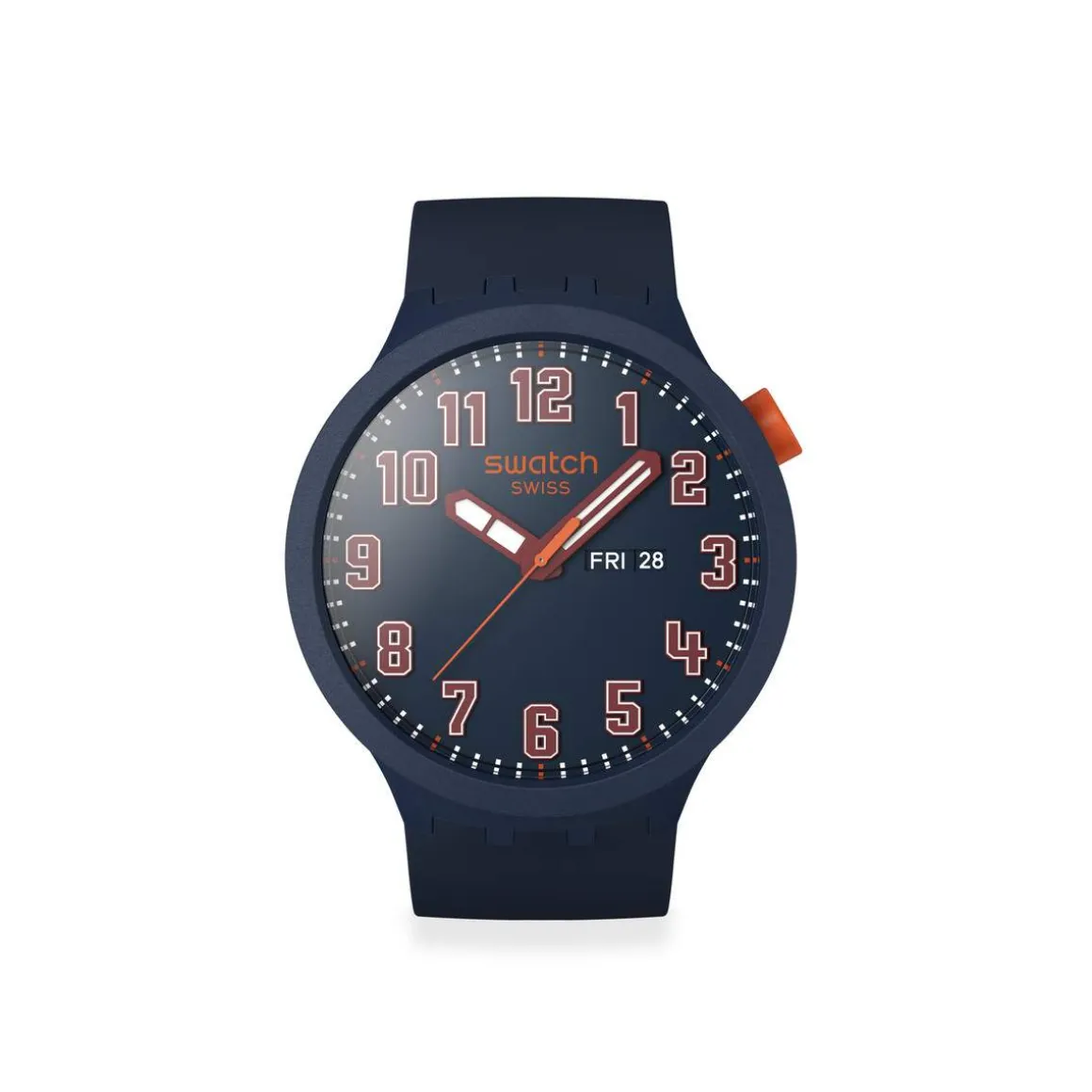 Montre SWATCH essentials mixte cadran bleu bracelet silicone bleu