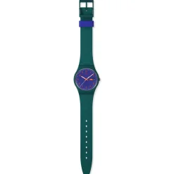 Montre SWATCH essentials mixte bracelet plastique bleu