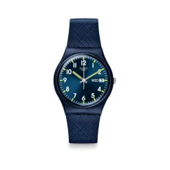 Montre SWATCH Gent biosourced Sir blue homme bracelet matériau biosourcé blue