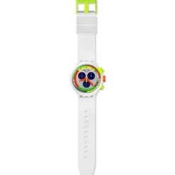 Montre SWATCH homme bracelet silicone transparent