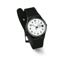 Montre Swatch mixte caoutchouc noir