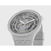 Montre Swatch mixte matériau biosourcé gris