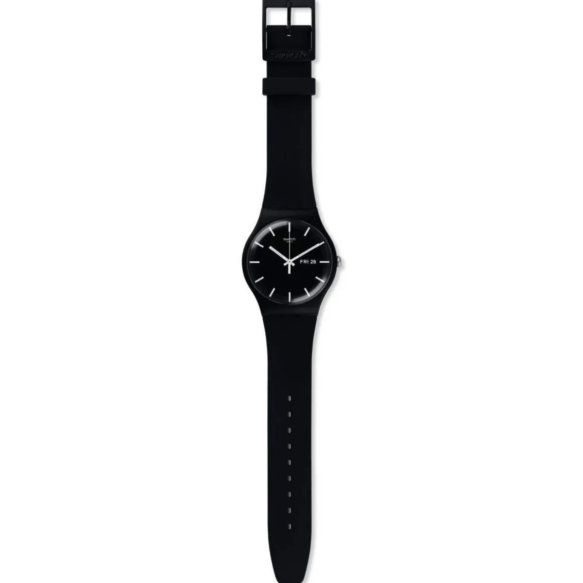 Montre SWATCH New gent biosourced Mono black homme bracelet matériau biosourcé noir
