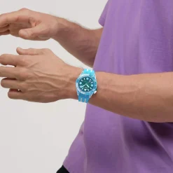 Montre SWATCH scubaqua homme cadran bleu bracelet caoutchouc bleu