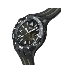 Montre SWATCH scubaqua homme cadran bleu bracelet caoutchouc noir