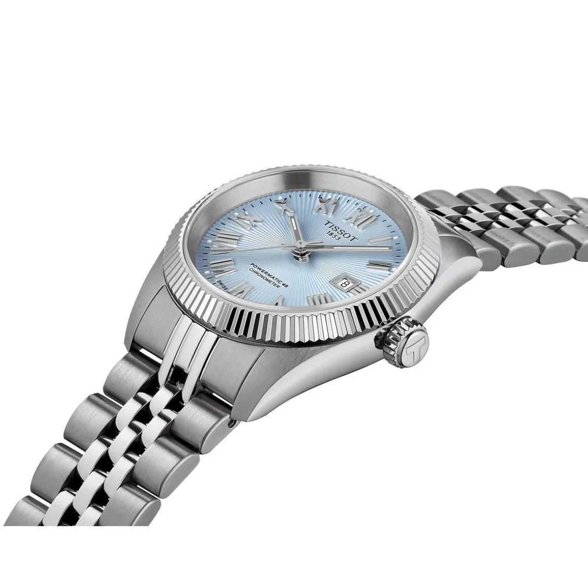 Montre TISSOT ballade femme automatique, bracelet acier inoxydable