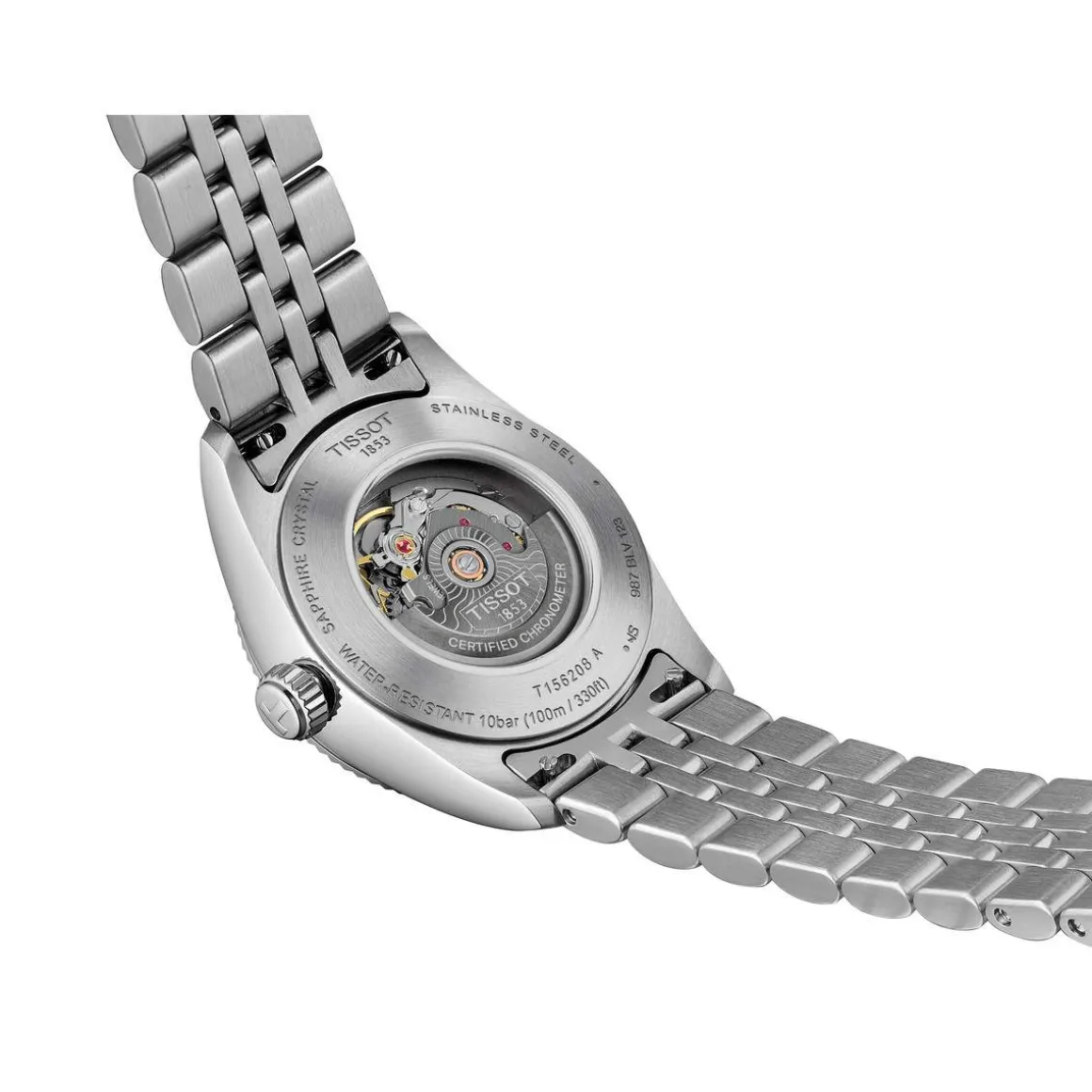 Montre TISSOT ballade femme automatique, bracelet acier inoxydable
