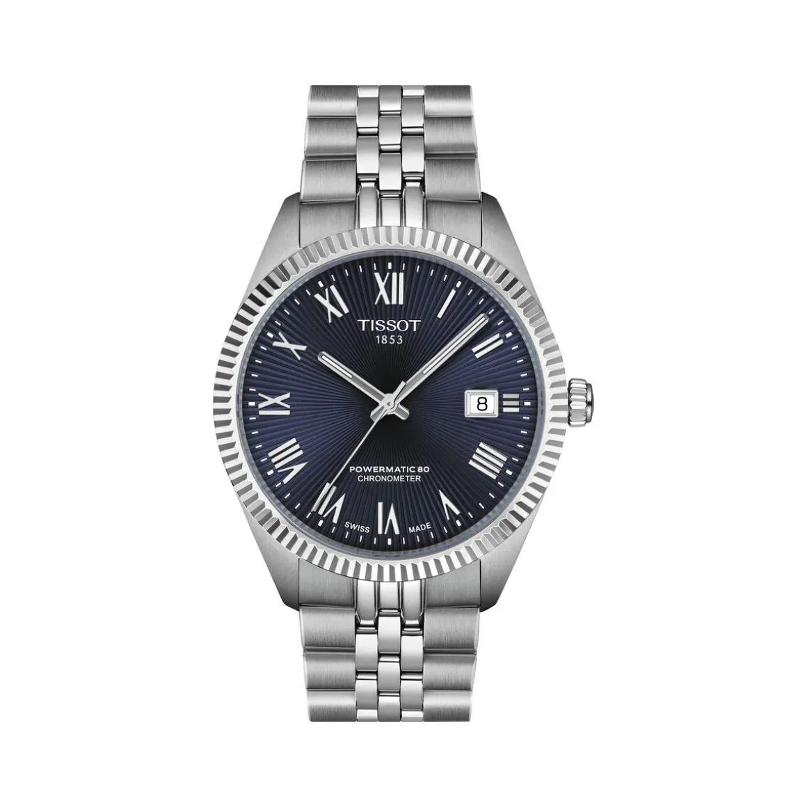 Montre TISSOT ballade homme automatique, bracelet acier inoxydable