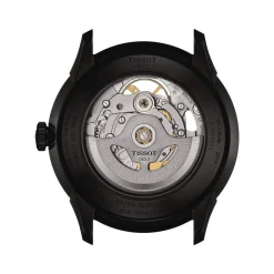 Montre TISSOT Chemin des tourelles squelette, homme, automatique, bracelet cuir noir