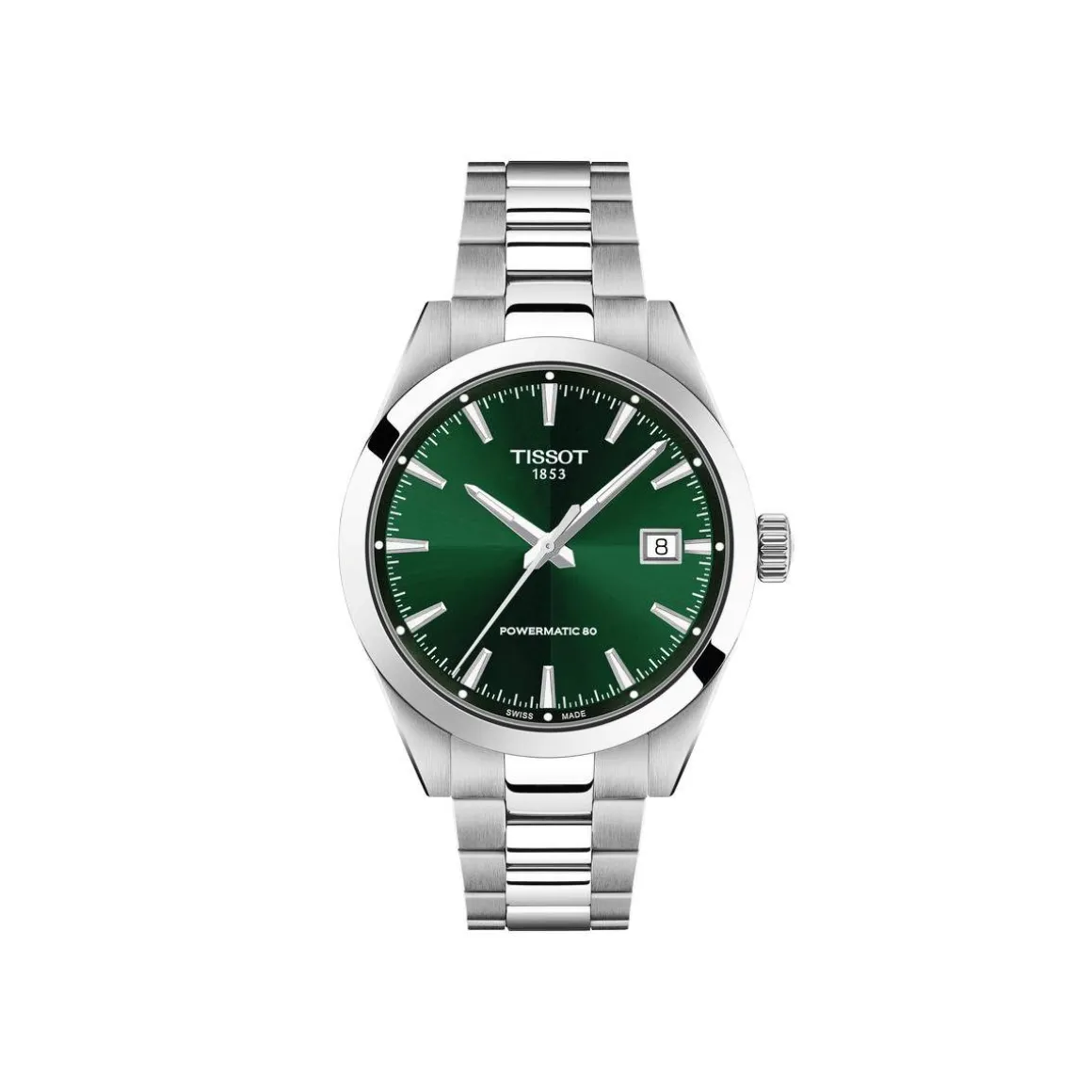 Montre TISSOT gentlemen homme automatique, bracelet acier inoxydable