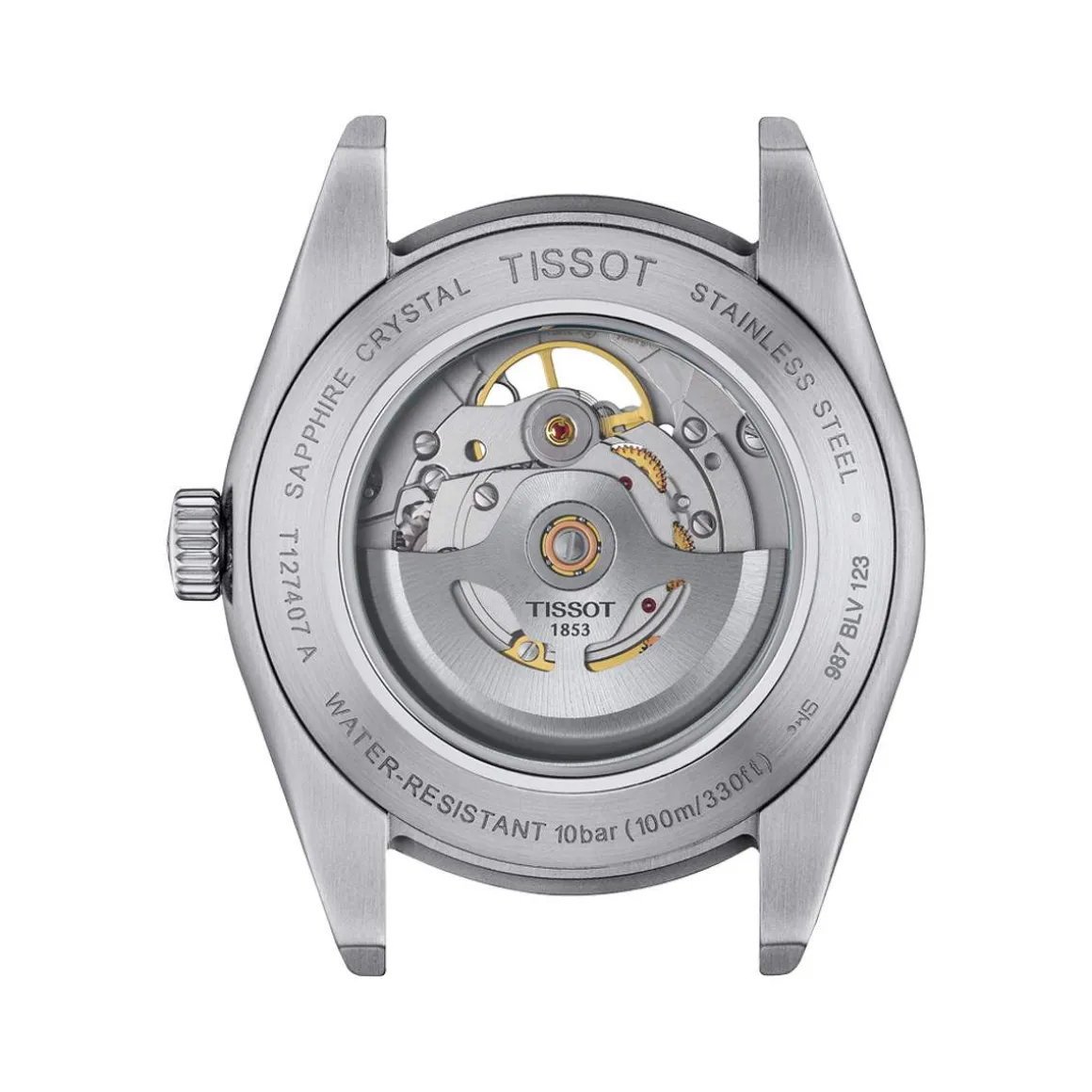 Montre TISSOT gentlemen homme automatique, bracelet acier inoxydable