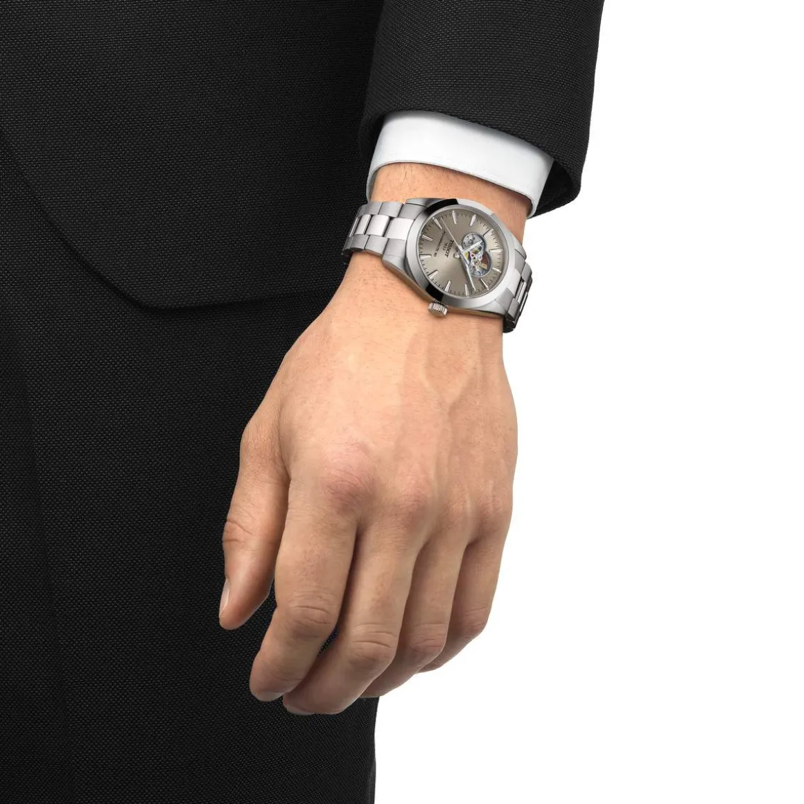 Montre TISSOT gentlemen homme automatique, bracelet acier inoxydable