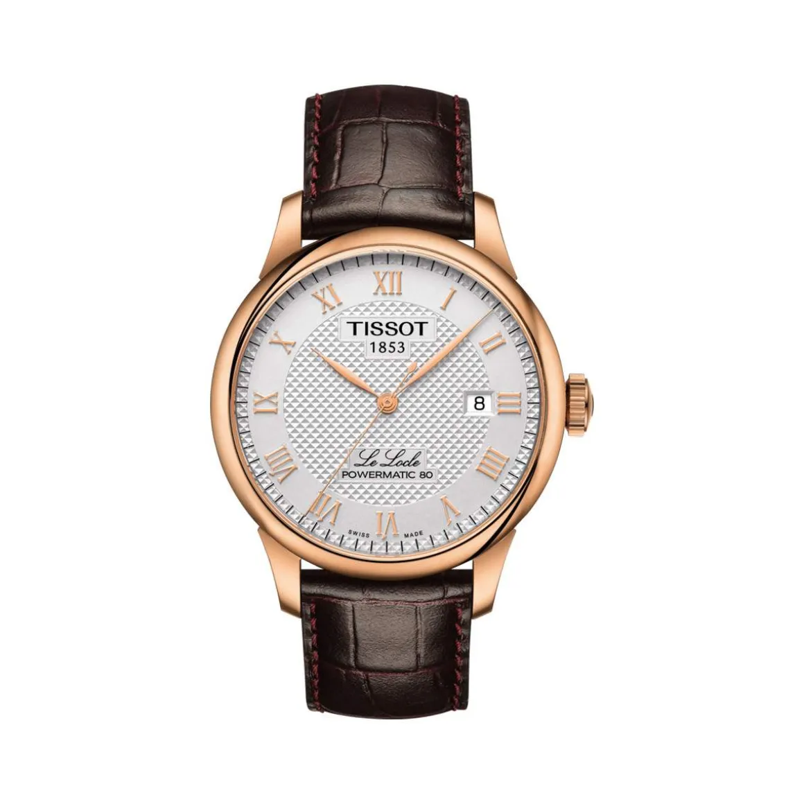 Montre TISSOT POWERMATIC 80 T-CLASSIC Bracelet Cuir