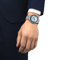 Montre TISSOT PR516 homme automatique, bracelet acier inoxydable
