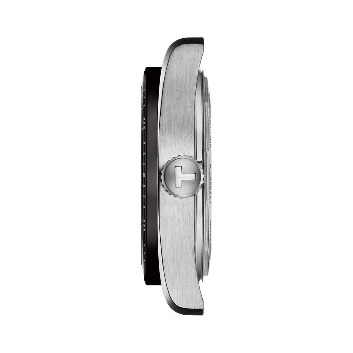 Montre TISSOT PR516 homme automatique, bracelet cuir marron