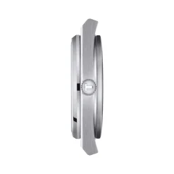 Montre TISSOT PRX POWERMATIC homme automatique cadran bleu clair bracelet gris