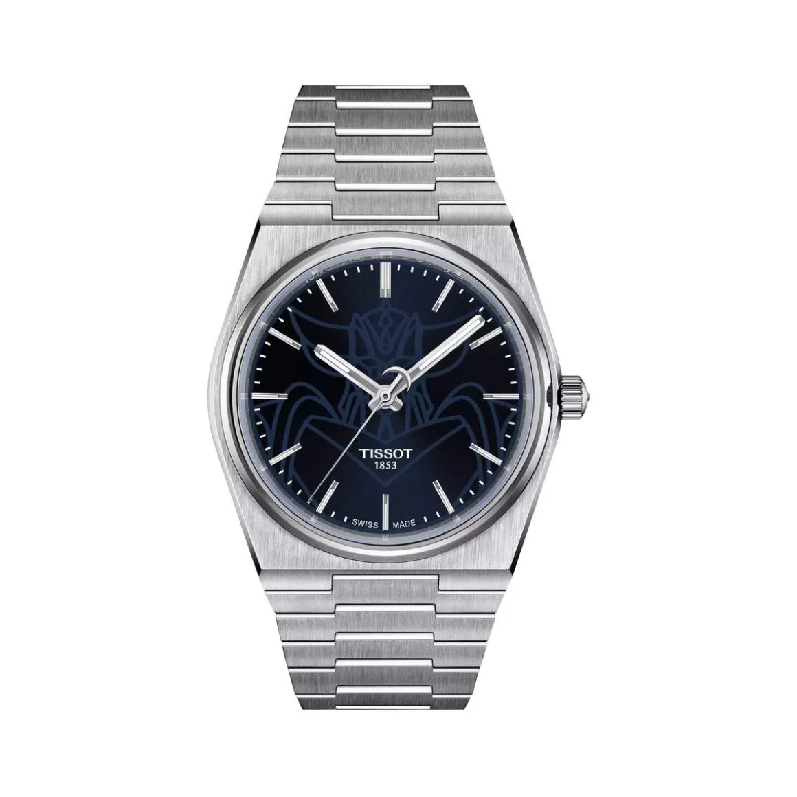 Montre TISSOT PRX UFO Robot Goldorak Edition limitée homme automatique cadran bleu, bracelet acier inoxydable
