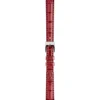 Montre TISSOT SRV femme cadran rouge bracelet cuir rouge