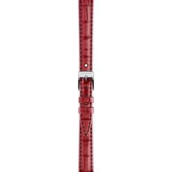 Montre TISSOT SRV femme cadran rouge bracelet cuir rouge