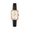 Montre TISSOT SRV femme cadran blanc bracelet cuir noir