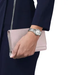 Montre TISSOT T-CLASSIC DREAM femme cadran blanc bracelet acier inoxydable