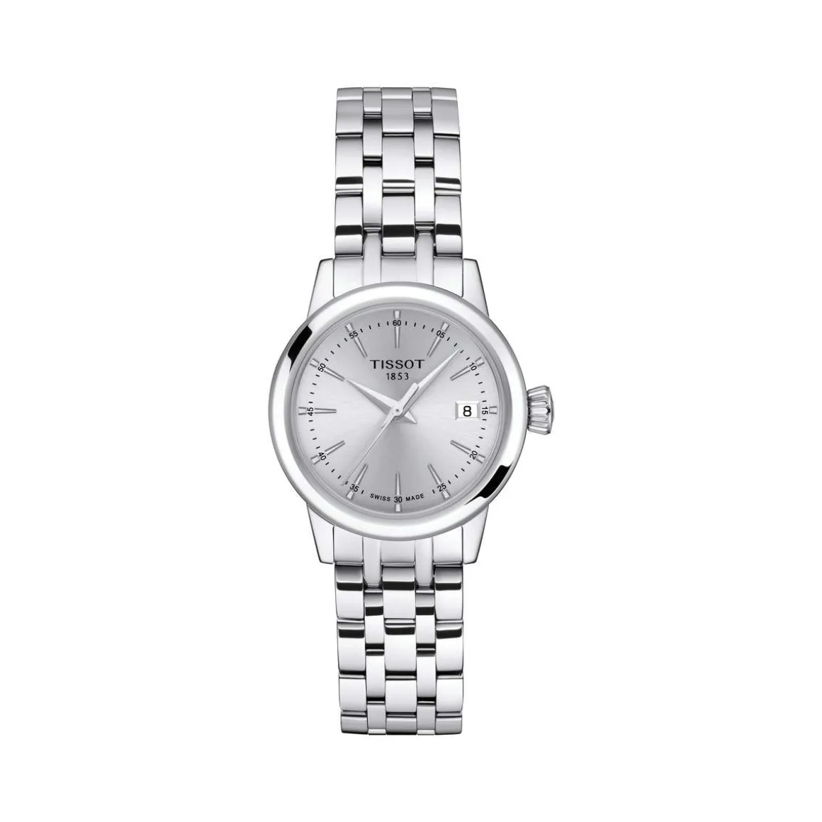 Montre TISSOT T-CLASSIC DREAM femme cadran gris bracelet acier inoxydable