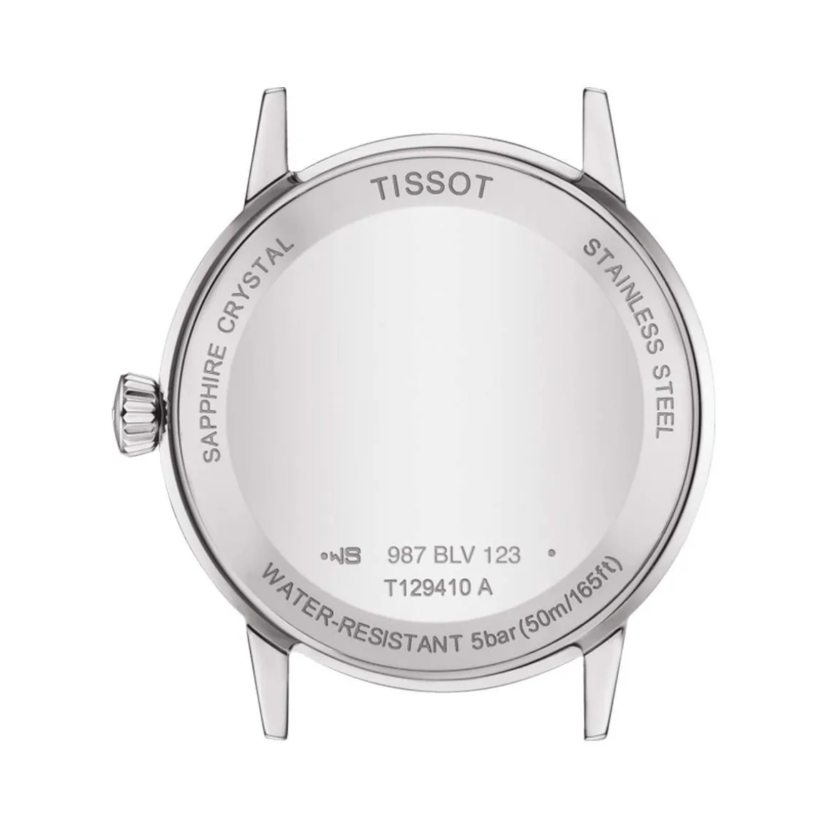 Montre TISSOT T-CLASSIC DREAM homme cadran blanc bracelet cuir brun