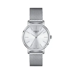 Montre TISSOT T-CLASSIC EVERYTIME femme cadran gris bracelet acier inoxydable