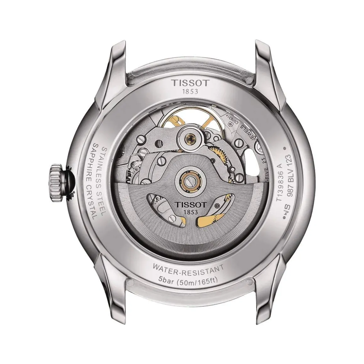 Montre TISSOT T-classic homme automatique, bracelet acier