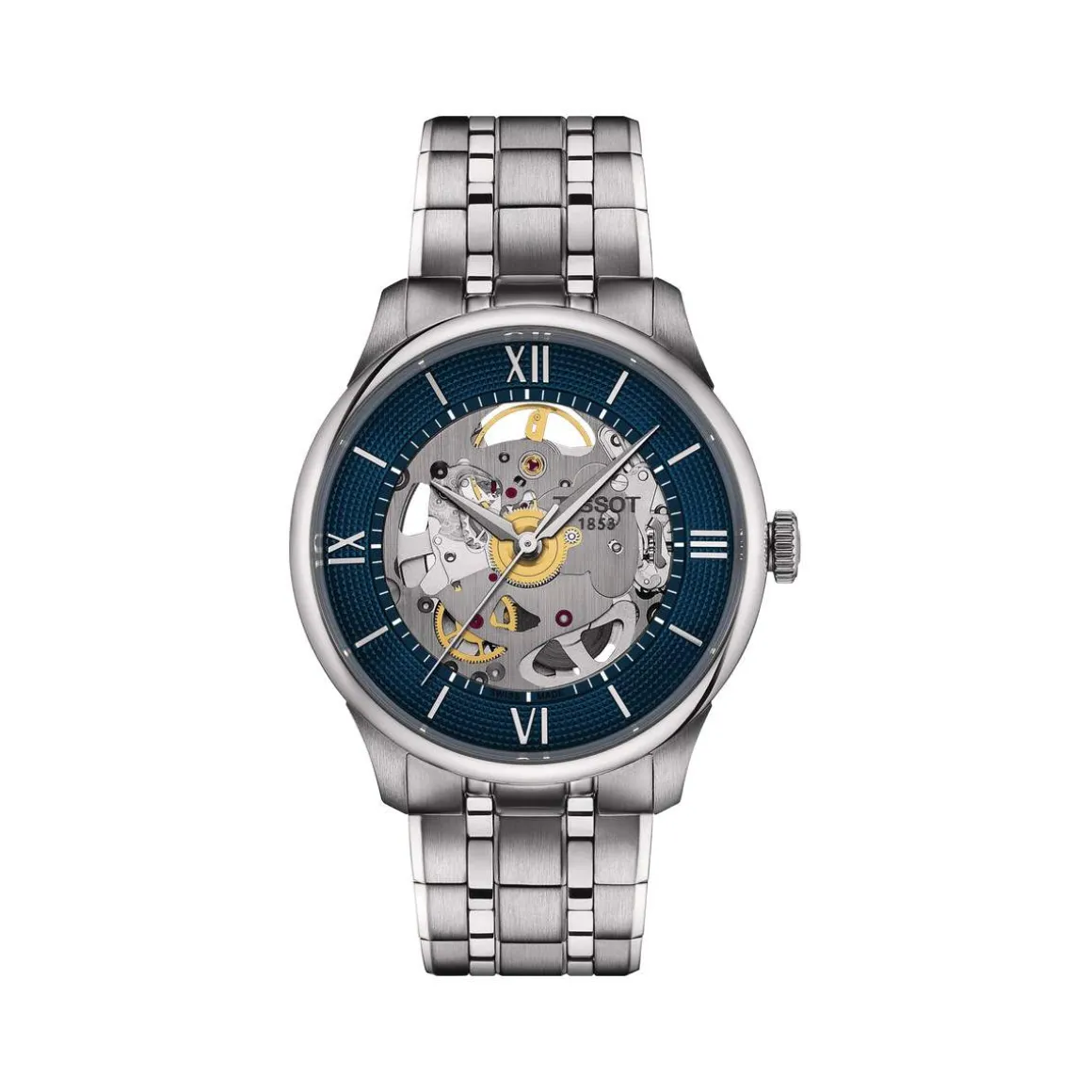 Montre TISSOT T-classic homme automatique, bracelet acier