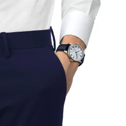 Montre TISSOT T-CLASSIC LE LOCLE 20TH ANNIVERSARY POWERMATIC 80 homme automatique, cadran gris bracelet acier inoxydable