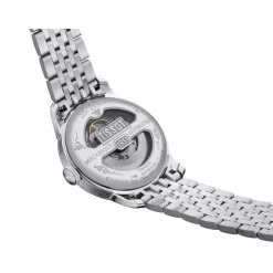 Montre TISSOT T-CLASSIC LE LOCLE 20TH ANNIVERSARY POWERMATIC 80 homme automatique, cadran gris bracelet acier inoxydable