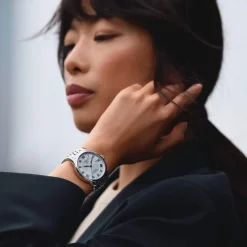 Montre TISSOT T-CLASSIC LE LOCLE 20TH ANNIVERSARY POWERMATIC 80 homme automatique, cadran gris bracelet acier inoxydable