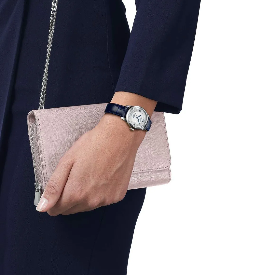 Montre TISSOT T-CLASSIC LE LOCLE 20TH ANNIVERSARY femme automatique, cadran gis bracelet acier inoxydable