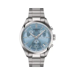 Montre TISSOT T-CLASSIC PR100 homme cadran bleu bracelet acier inoxydable