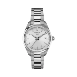 Montre TISSOT T-CLASSIC PR100 mixte cadran gris bracelet acier inoxydable