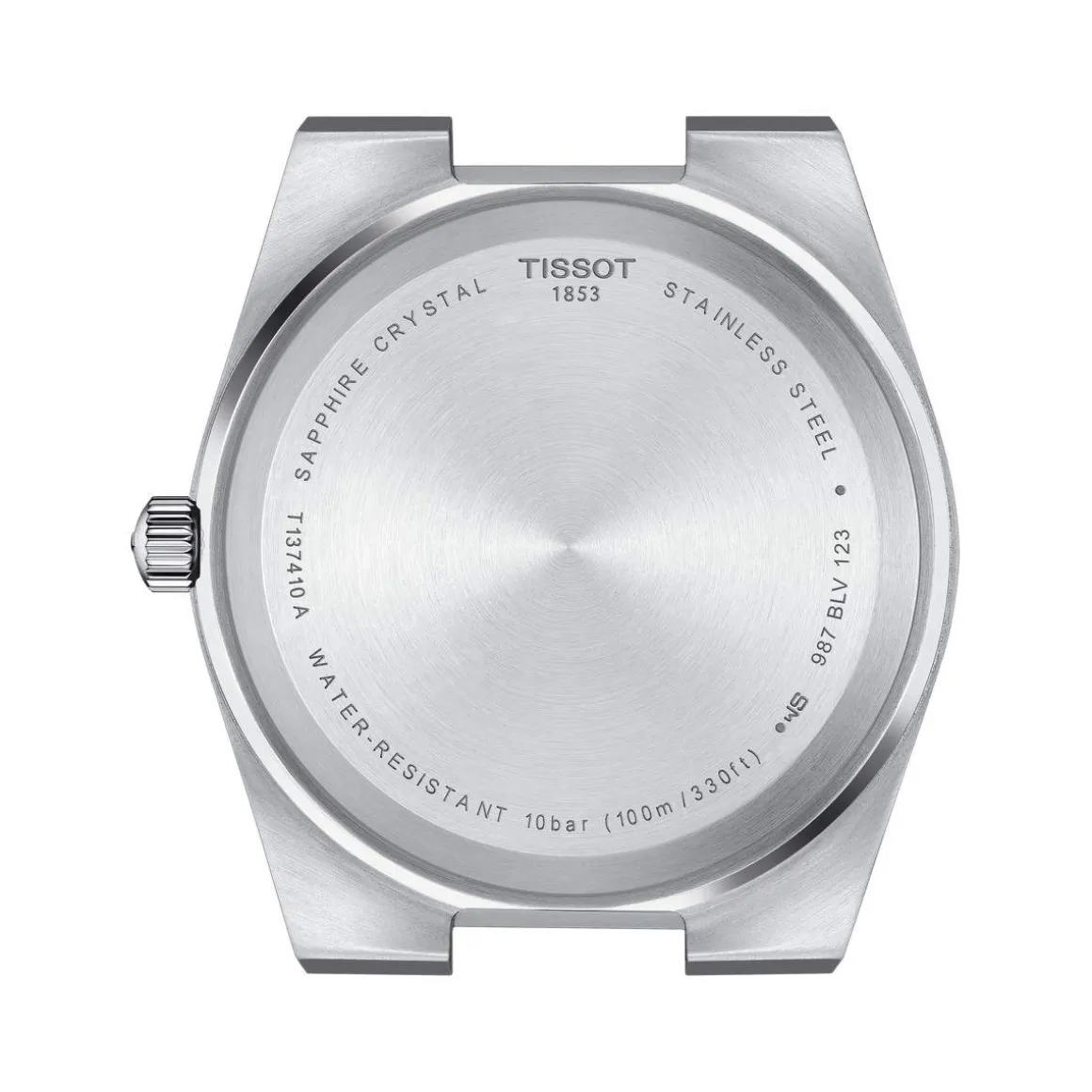 Montre TISSOT T-CLASSIC PRX 40 homme cadran vert bracelet acier gris