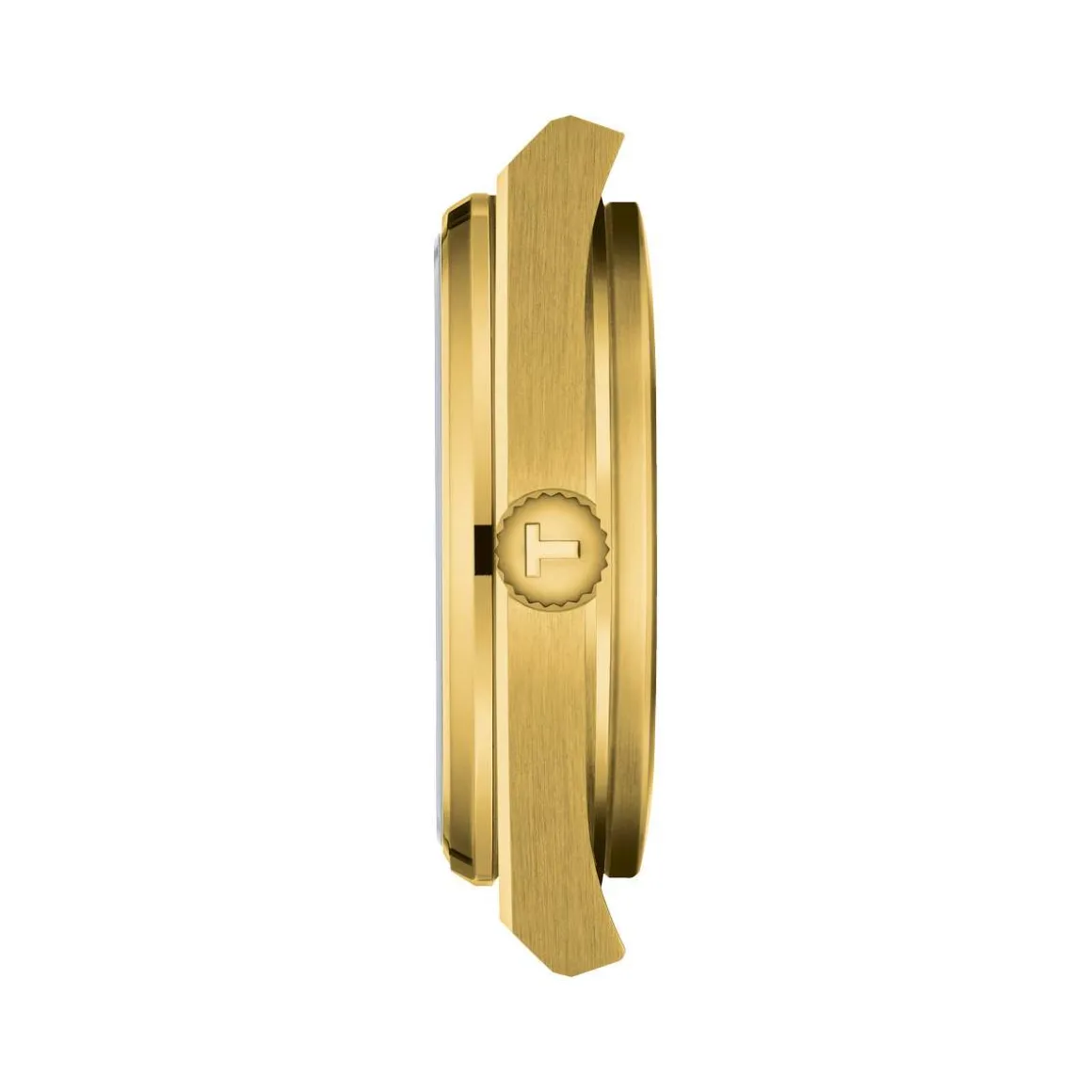 Montre TISSOT T-CLASSIC PRX mixte cadran doré bracelet PVD doré