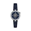 Montre TISSOT T-LADY DESIR femme cadran bleu bracelet cuir bleu