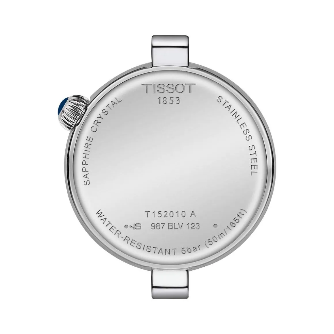Montre TISSOT T-LADY DESIR femme cadran bleu bracelet cuir bleu