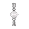 Montre TISSOT T-LADY LOVELY ROUND femme cadran gris bracelet acier inoxydable