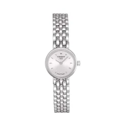 Montre TISSOT T-LADY LOVELY ROUND femme cadran gris bracelet acier inoxydable
