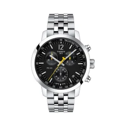 Montre TISSOT T-SPORT PRC 200 homme cadran noir bracelet acier inoxydable